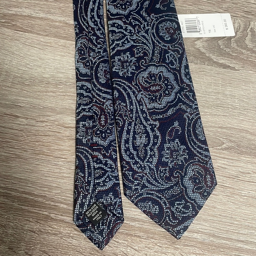 Ermenegildo Zegna 100% silk tie made in Italy